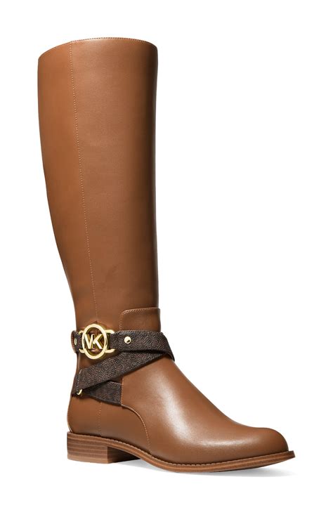 michael kors boots long|Michael Kors knee high boots.